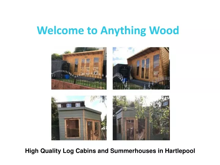 welcome to anything wood