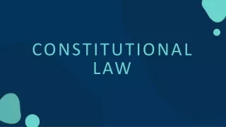 constitutional law