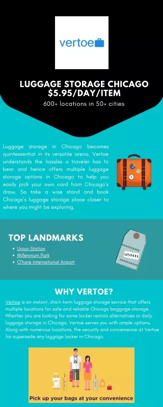 Vertoe Chicago infographic
