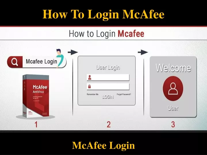how to login mcafee
