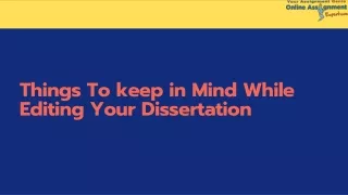 things to keep in mind while editing your