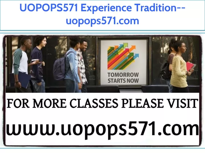uopops571 experience tradition uopops571 com
