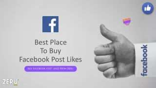 Best Place To Buy Facebook Post Likes!