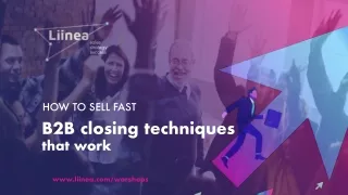 B2B Sales Closing Techniques that work