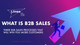What is B2B sales?