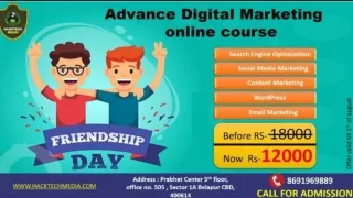 Friendship day offer on digital marketing hacktech media