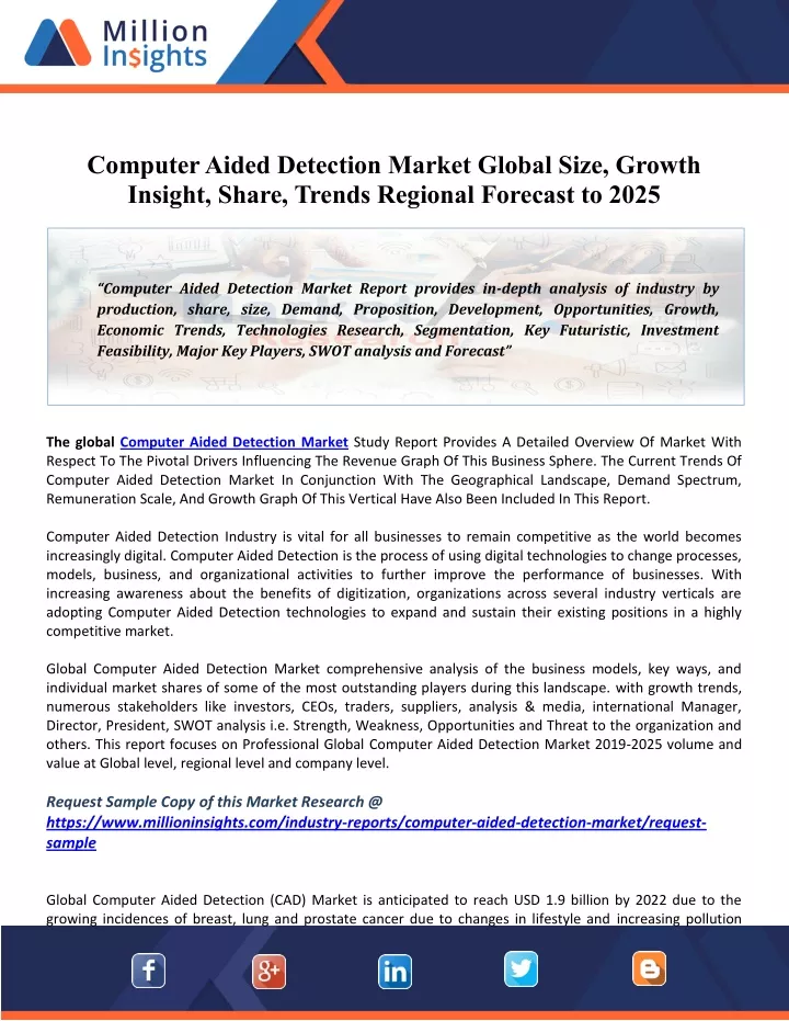 computer aided detection market global size