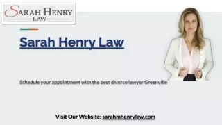 Divorce Lawyer Greenville SC