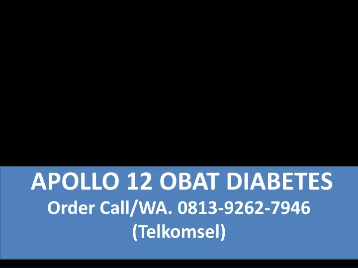 apollo 12 obat diabetes