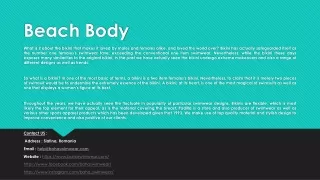 beach body