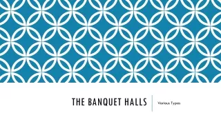 the banquet halls