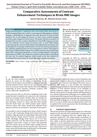 international journal of trend in scientific