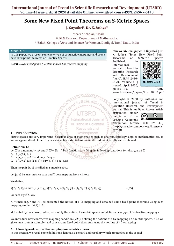 international journal of trend in scientific