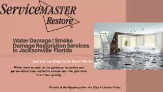 Water Damage | Smoke Damage Restoration Services in Jacksonville Florida