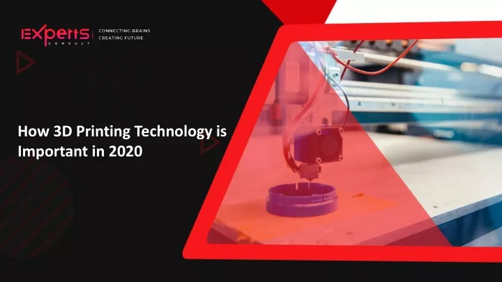 how 3d printing technology is important in 2020