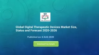 Global Digital Therapeutic Devices Market Size, Status and Forecast 2020-2026