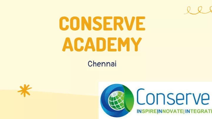 conserve academy chennai