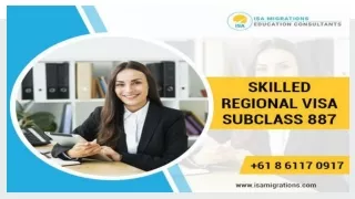 All About Skilled Regional Visa Subclass 887