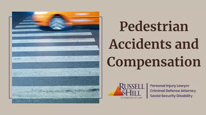 pedestrian accidents and compensation