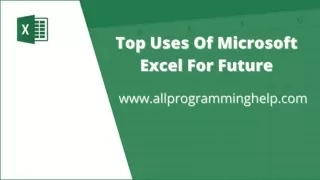 Top Uses Of Microsoft Excel For Future