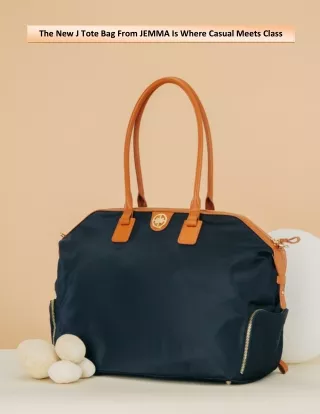 the new j tote bag from jemma is where casual