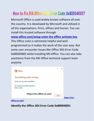 microsoft office is used widely known software
