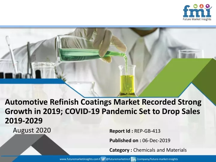 automotive refinish coatings market recorded