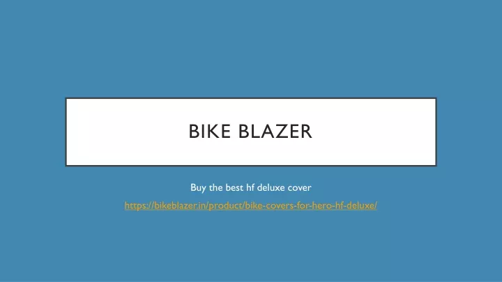 bike blazer