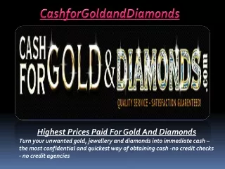 Sell Gold Jewelry for Cash at Great Prices