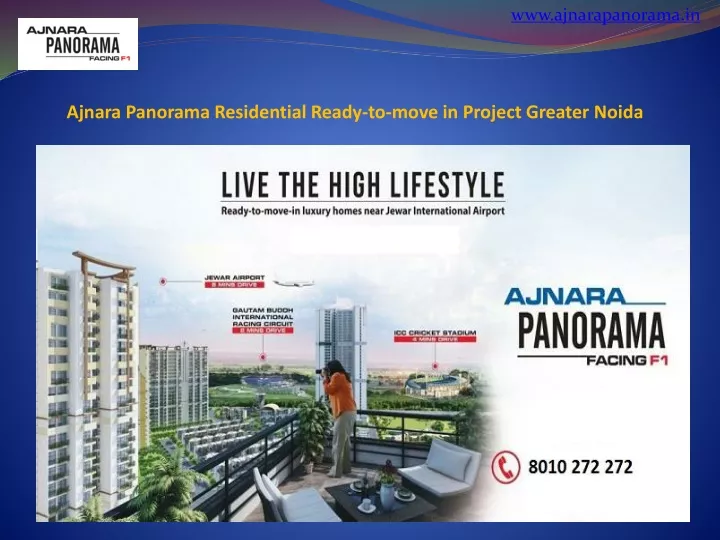 ajnara panorama residential ready to move in project greater noida