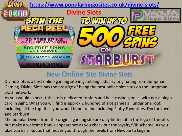https www popularbingosites co uk divine slots