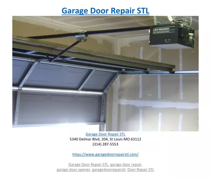 garage door repair stl