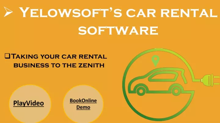 yelowsoft s car rental software