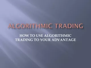 What is Algorithmic Trading? - The Complete Guide for 2020