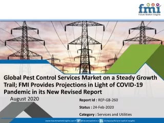 global pest control services market on a steady