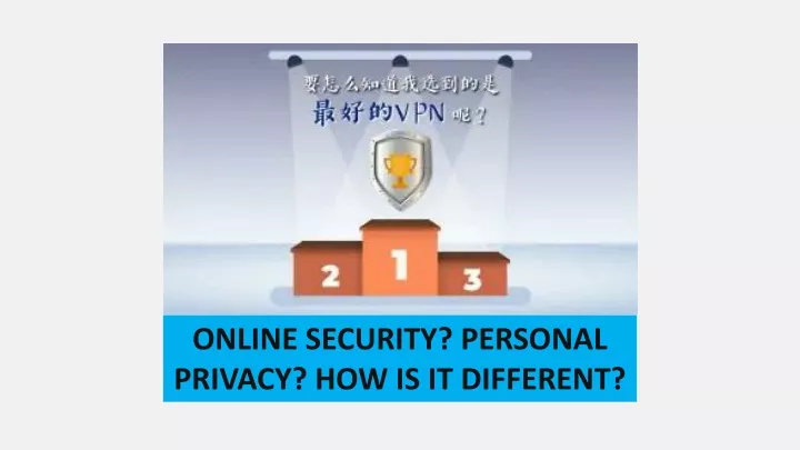 online security personal privacy