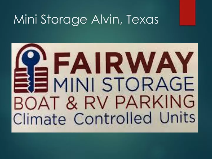 mini storage alvin texas