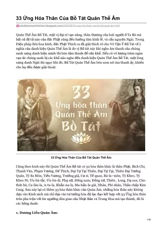 33 ng h a th n c a b t t qu n th m