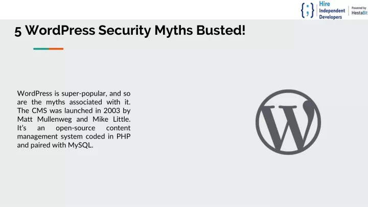 5 wordpress security myths busted