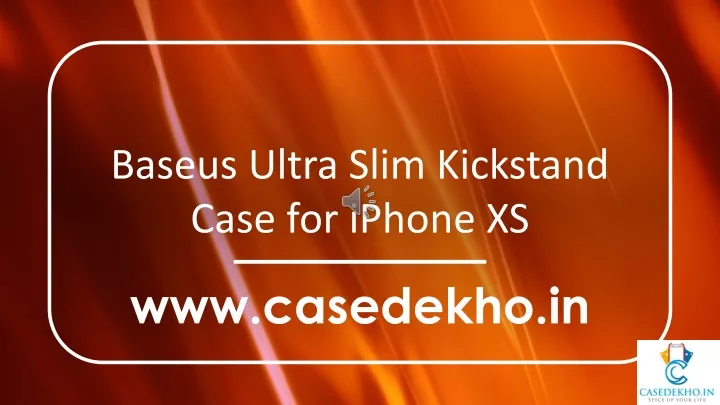 baseus ultra slim kickstand case for iphone xs