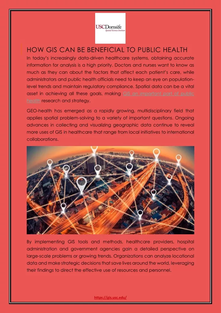 how gis can be beneficial to public health