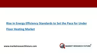 rise in energy efficiency standards