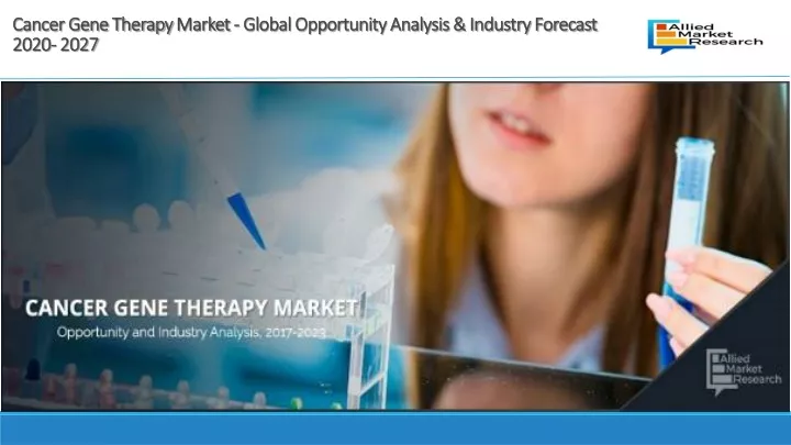 cancer gene therapy market global opportunity analysis industry forecast 2020 2027