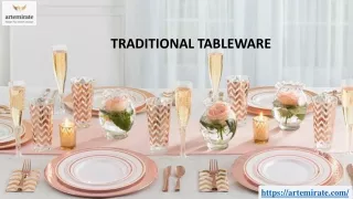 Traditional Tableware UAE