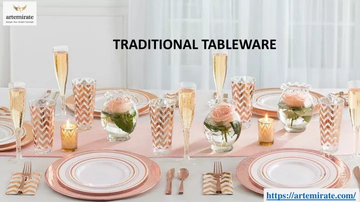 traditional tableware