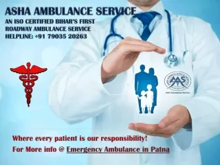 where every patient is our responsibility for more info @ emergency ambulance in patna