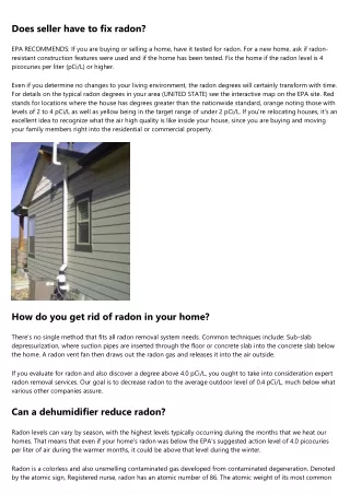 How Radon Gas Endangers Individuals in Their Own Houses