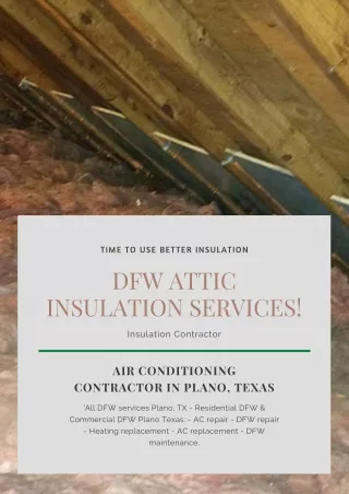 time to use better insulation