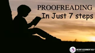 Proofreading In Just 7 Steps