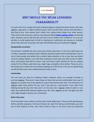 why should you wear leggings unabashedly